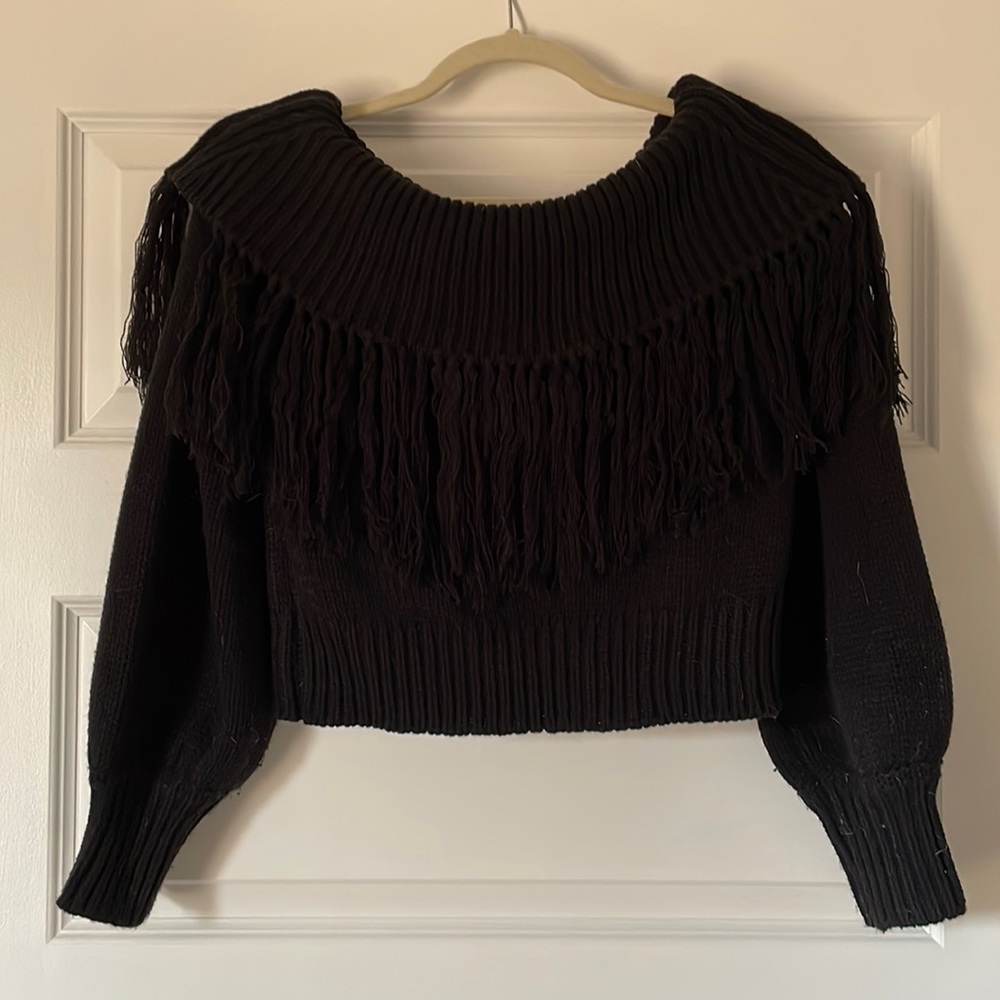 Pink Lily Crop sweater